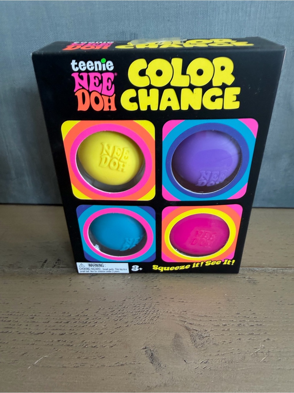 Teenie Nee Doh (NeeDoh) Color Changer 4 Pack